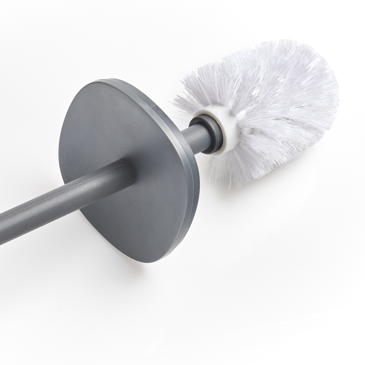 WC-Bürste, PS, 9,5x9,5x35,2 cm. Farbe: anthrazit. Bei diesem Bad-Accessoire steht die Funktionalität klar im Vordergrund. Das schlichte
