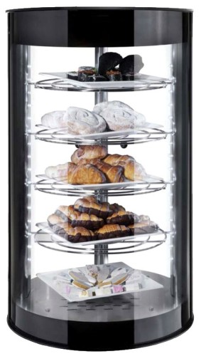 NEUMÄRKER Warmhaltevitrine Dolce Ø 435 x h 710 mm
