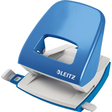Leitz Locher New NeXXt 8 cm 30 Bl. (80 g/m²) mit Anschlagschiene hellblau