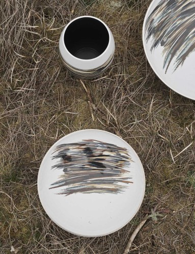 Stockholm Schale Ø 40 cm lignum, Maße: 400 x 400 x 117 mm