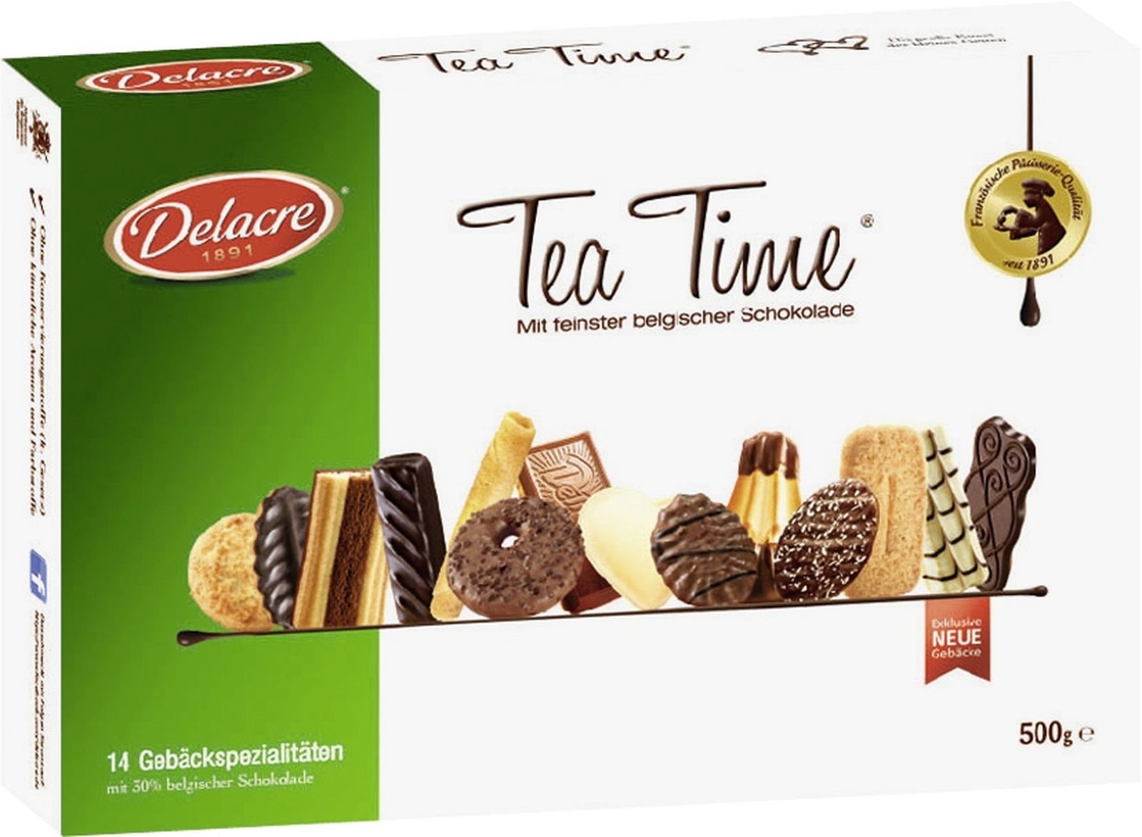 Delacre Tea Time Gebäckmischung Inhalt: 500 g je Karton.