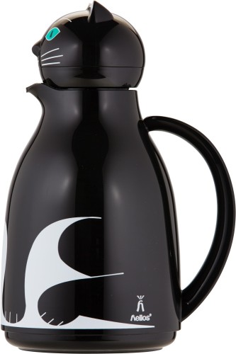 Helios Isolierkanne Thermo-Cat 1,0 l schwarz