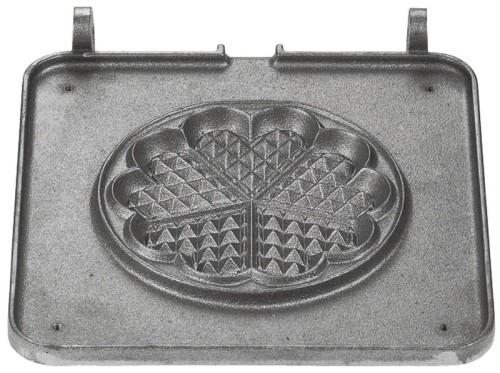 NEUMÄRKER Herz Klein Backplattensatz für Backsystem unbeschichteter Grauguss