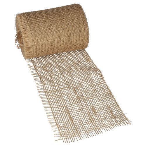 Tischband, Jute 10 m x 15 cm natur auf Rolle von PAPSTAR