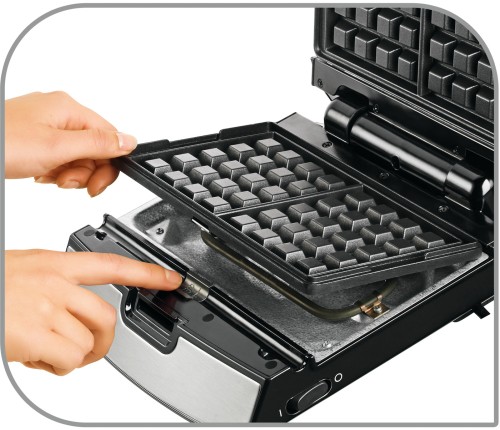 Tefal Snack Collection 4-er Set SW854D [Kombigerät; inklusive 4 antihaftbeschichter Plattensets (spülmaschinengeeignet) für Snacks;