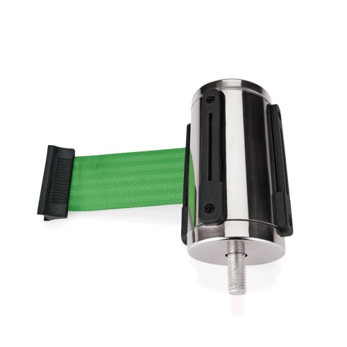 Gurtband, Gurtanschlüsse mit 4 Wege System, Gurtband auswechselbar, Gewicht 10 kg, Höhe 95 cm, Pfosten Ø 10 cm, Bodenteller Ø 35 cm.