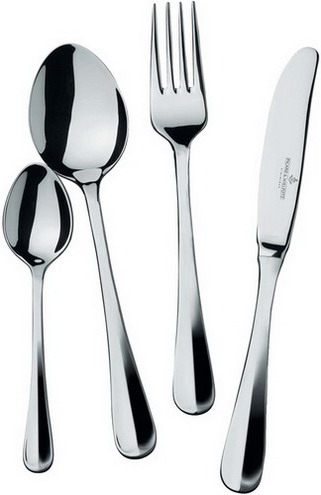 BAGUETTE Tafelgabel 18/10 CNS, ganz  poliert 20,4 cm