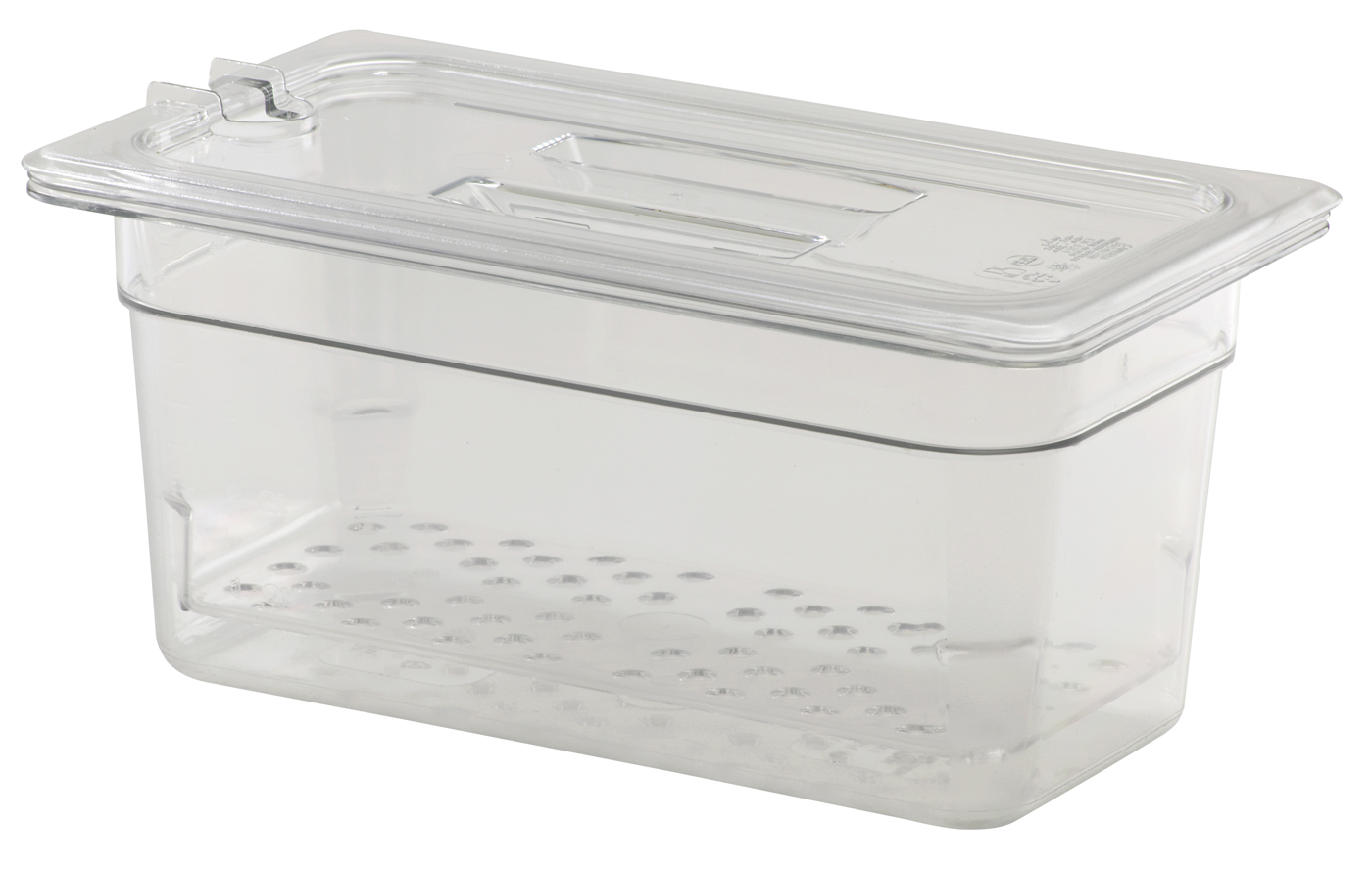 Camwear® GN-Behälter Deckel GN 1/3 mit Kerbe und Griff von Cambro