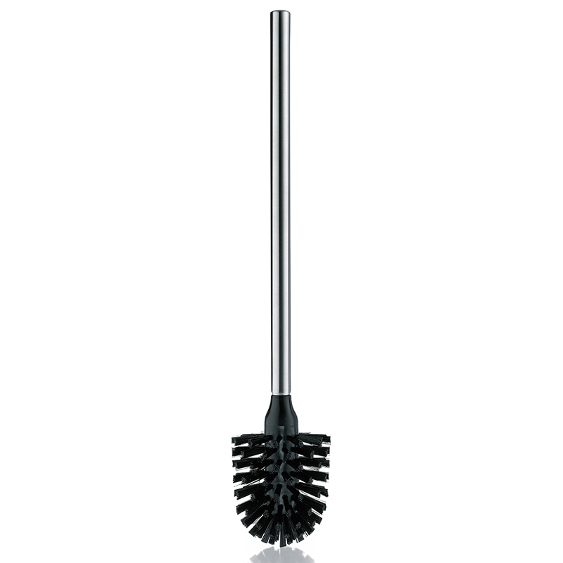 KELA Wc-Bürste-Edelstahl Griff La Brosse Soft Nylon schwarz Glänzend 42,5cm8cmØ