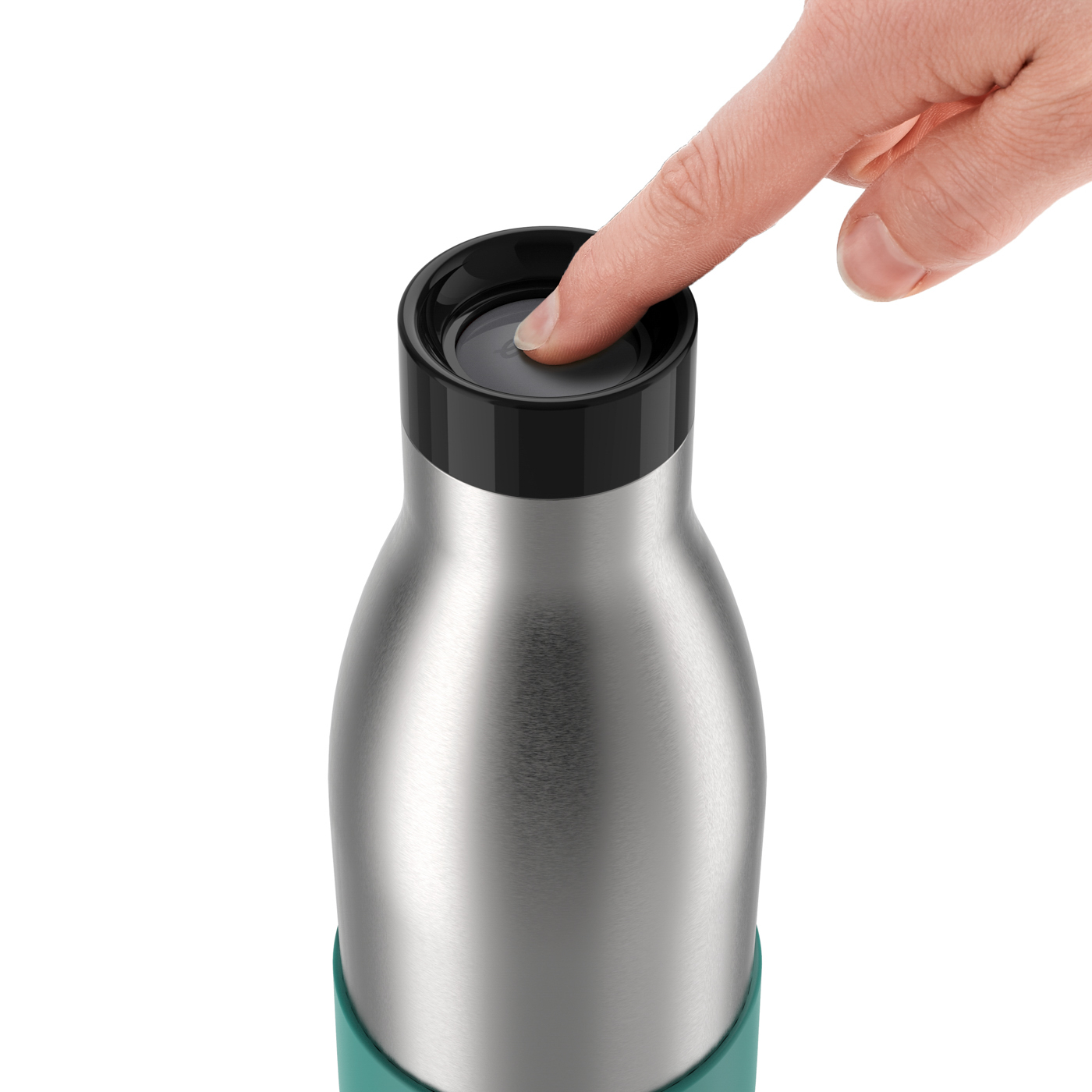 EMSA BLUDROP SLEEVE Isoliertrinkflasche, Petrol 0,7L