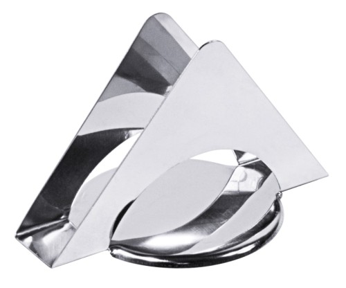 Serviettenhalter aus Edelstahl 18/10, hochglänzend Breite: 12 cm, Höhe: 7,5 cm