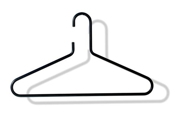 Edelstahl-Kleiderbügel NICO mit geschliffener/gebürsteter Oberfläche Qualität made in Germany