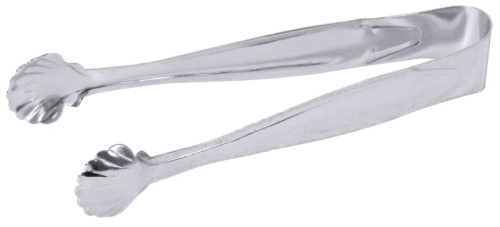 Zuckerzange aus Edelstahl 18/0, fugenlos, Greifer mit Muscheldekor Länge: 10,5 cm