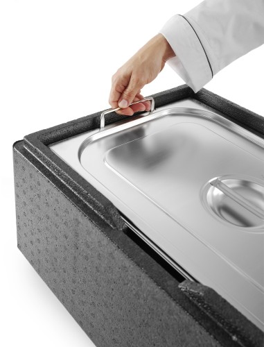 HENDI Thermobox Kitchen Line - 600x400x(H)285 mm Außen - 40 Liter 538x338x(H)234 mm Innen