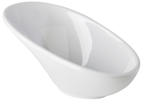 Schale -MINI- 11,5 x 6 cm, H: 5,5 cm Melamin, weiß 0,04 Liter Verpackungseinheit: 24 Stück spülmaschinengeeignet stapelbar