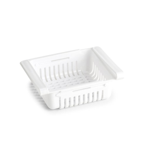 Kühlschrank-Fach, ausziehbar, Kunststoff, weiß. Länge: 205 mm. Breite: 165 mm. Höhe: 75 mm