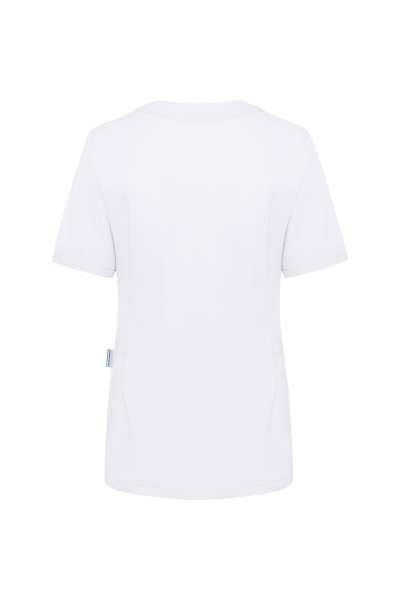 Kurzarm Damenkasack Essential , aus nachhaltigem Material , GR. 44 , Farbe: weiß , von Karlowsky