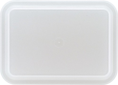 Schönwald Kunststoffdeckel aus Polypropylen, eckig, milchig