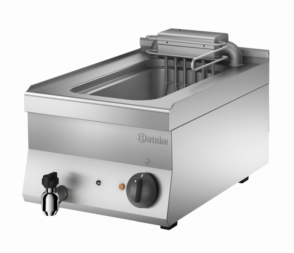 Bartscher Fritteuse 650, B400, 10L, TGOK | Eigenschaften: - | Maße: 40 x 69 x 370 cm. Gewicht: 18,2 kg