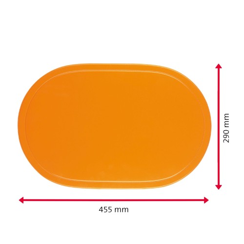 Westmark Tischset »Fun« oval, 45,5 x 29 cm, orange