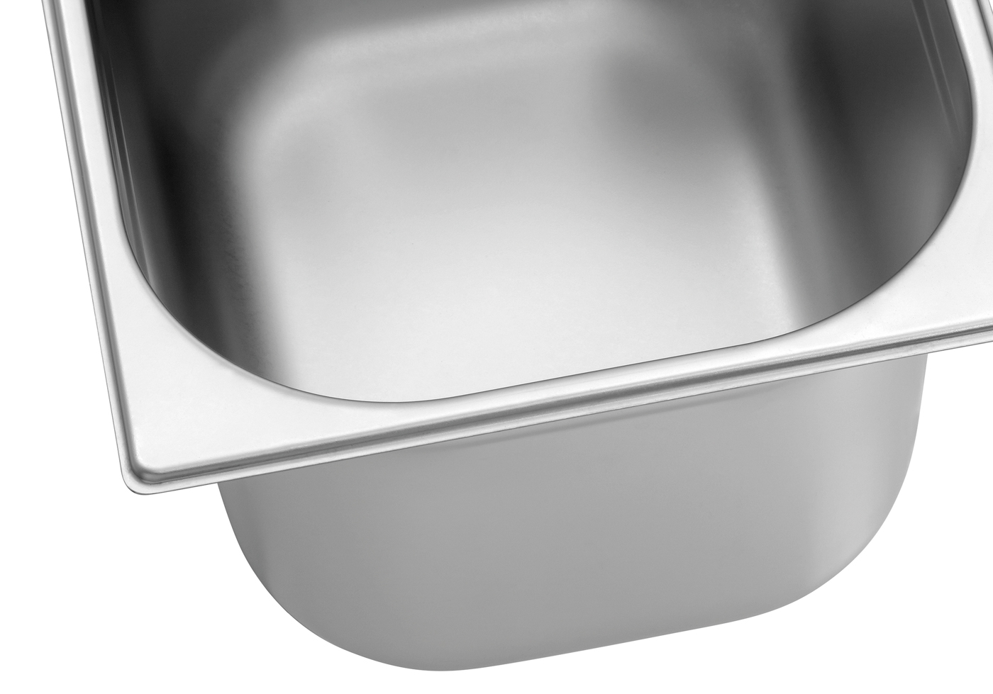 Bartscher GN-Behälter, 1/2, T200 | Ausführung:Ohne Perforation | Maße: 32,5 x 26,5 x 20,0 cm.Gewicht: 1,2 kg