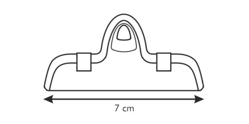 Tütenklipps PRESTO 7 cm, 4 St.