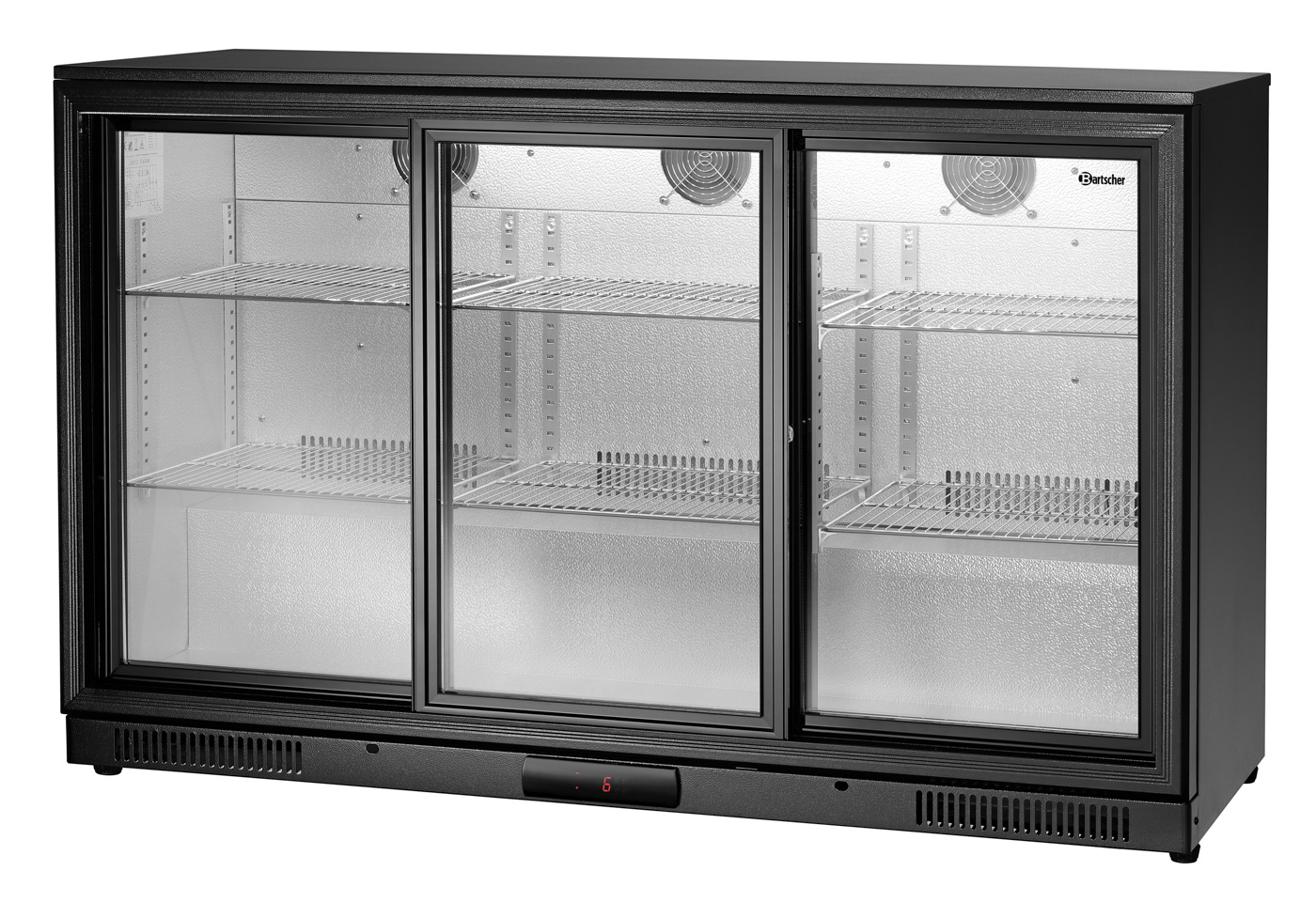 Bartscher Barkühlschrank 270L | Innenbeleuchtung:Ja | Maße: 135 x 53 x 85,0 cm. Gewicht: 72 kg