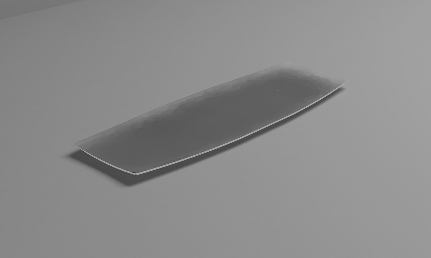 ARAVEN Mini-Tablett aus dem WAVE Catering-Sortiment, durchsichtig und aus Polystyrol