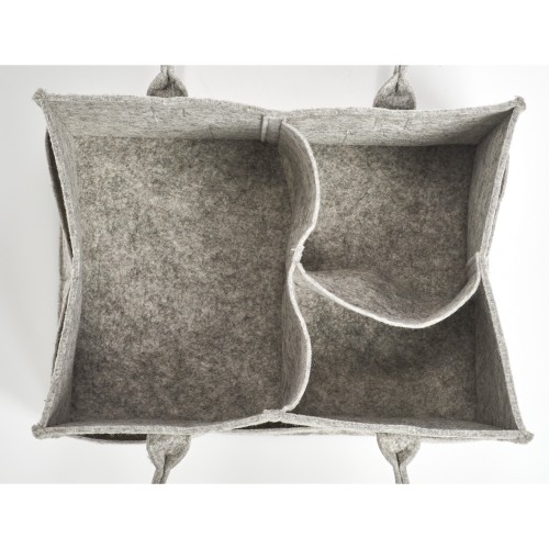 Tragetasche, Filz. Länge: 330 mm. Breite: 240 mm. Höhe: 390 mm