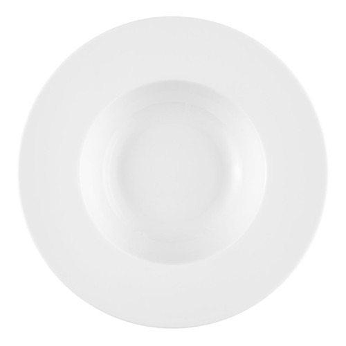 Seltmann Suppenteller rund 23,5 cm, rund, Form: No Limits, weiss5006 Moments, hohe Kantenschlagfestigkeit, Made in Germany