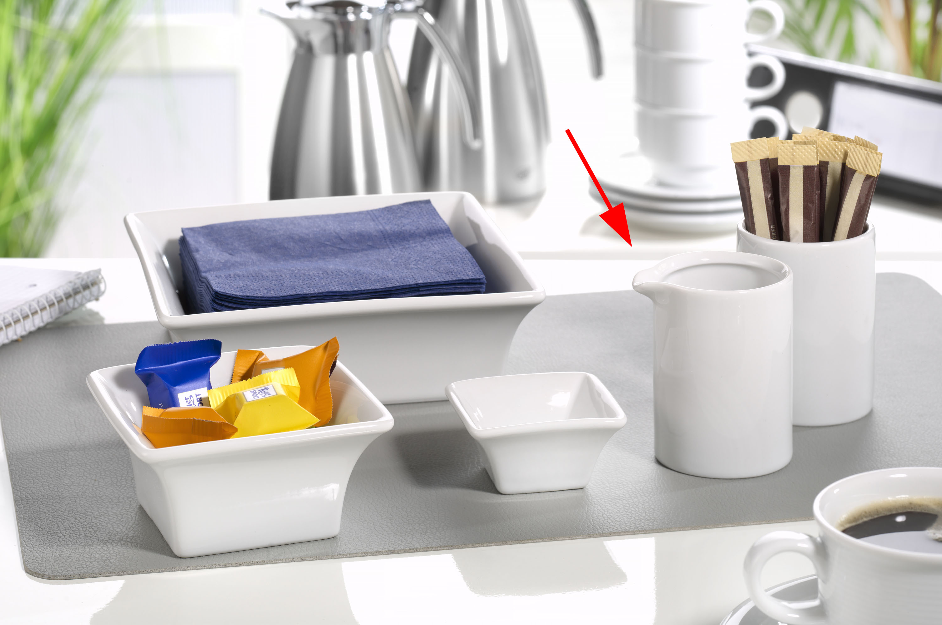 Sahnegießer FRIENDS, Inhalt: 0,14 ltr. Höhe: 78 mm, Durchmesser: 65 mm, Farbe: weiss