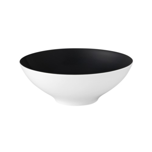 Seltmann Coupschale 14,5 cm M5381, rund, Form: Coup Fine Dining, Dekor: 57350 schwarz, hohe Kantenschlagfestigkeit, Made in Germany