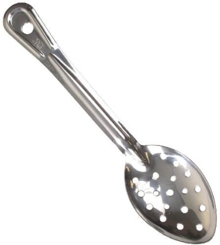 Servierlöffel Edelstahl gelocht 28cm