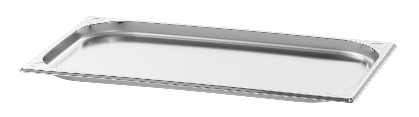 Bartscher GN-Behälter, 1/1 GN, T20, Basic Line |Ausführung: Ohne Perforation | Maße: 53 x 32,5 x2,0 cm. Gewicht: 0,25 kg