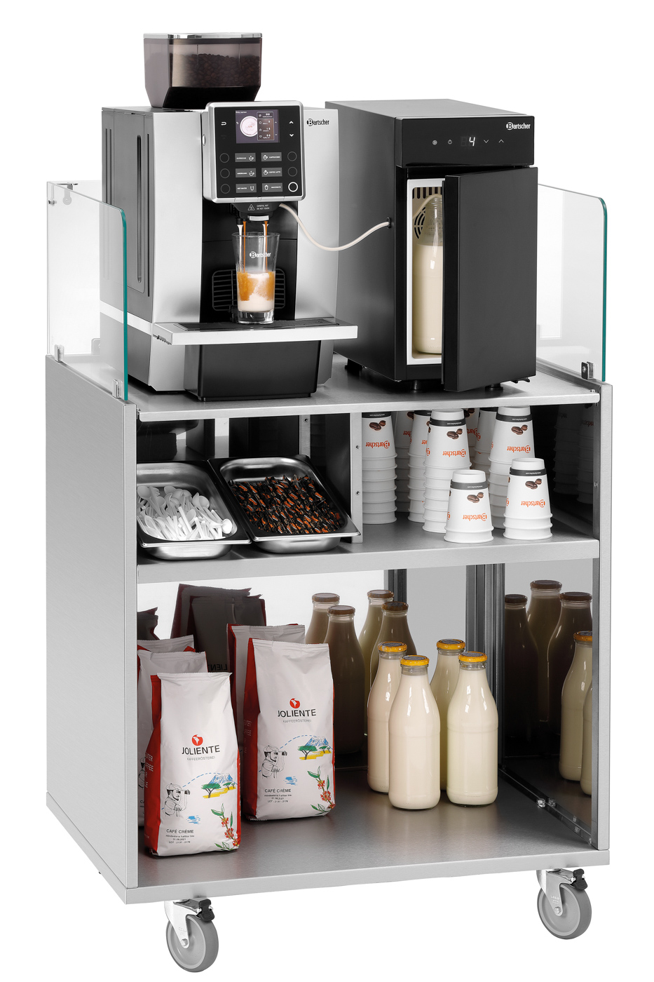 Bartscher Einlegeboden M7 Snackpoint 200 | BreiteStellfläche: 755 mm | Maße: 75,5 x 57,8 x 1,5 cm.Gewicht: 5 kg