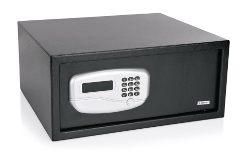 Zimmersafe. pulverbeschichteter Stahl. 3 mm Tür mit doppeltem Bolzen, CE, 4-8 stelliger