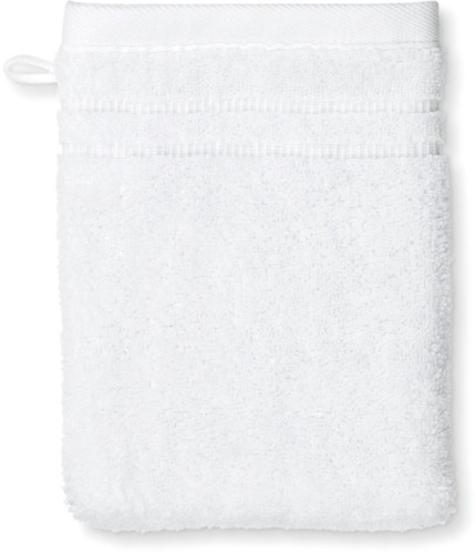 KELA Waschhandschuh Leonora 100%Baumwolle Microcotton schneeweiß 15,0x21,0cm