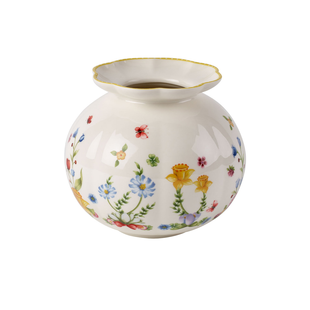 Villeroy und Boch Vase gross - Maße: 19,2 x 19,2 x 18 cm / Ser.: Spring Awakening