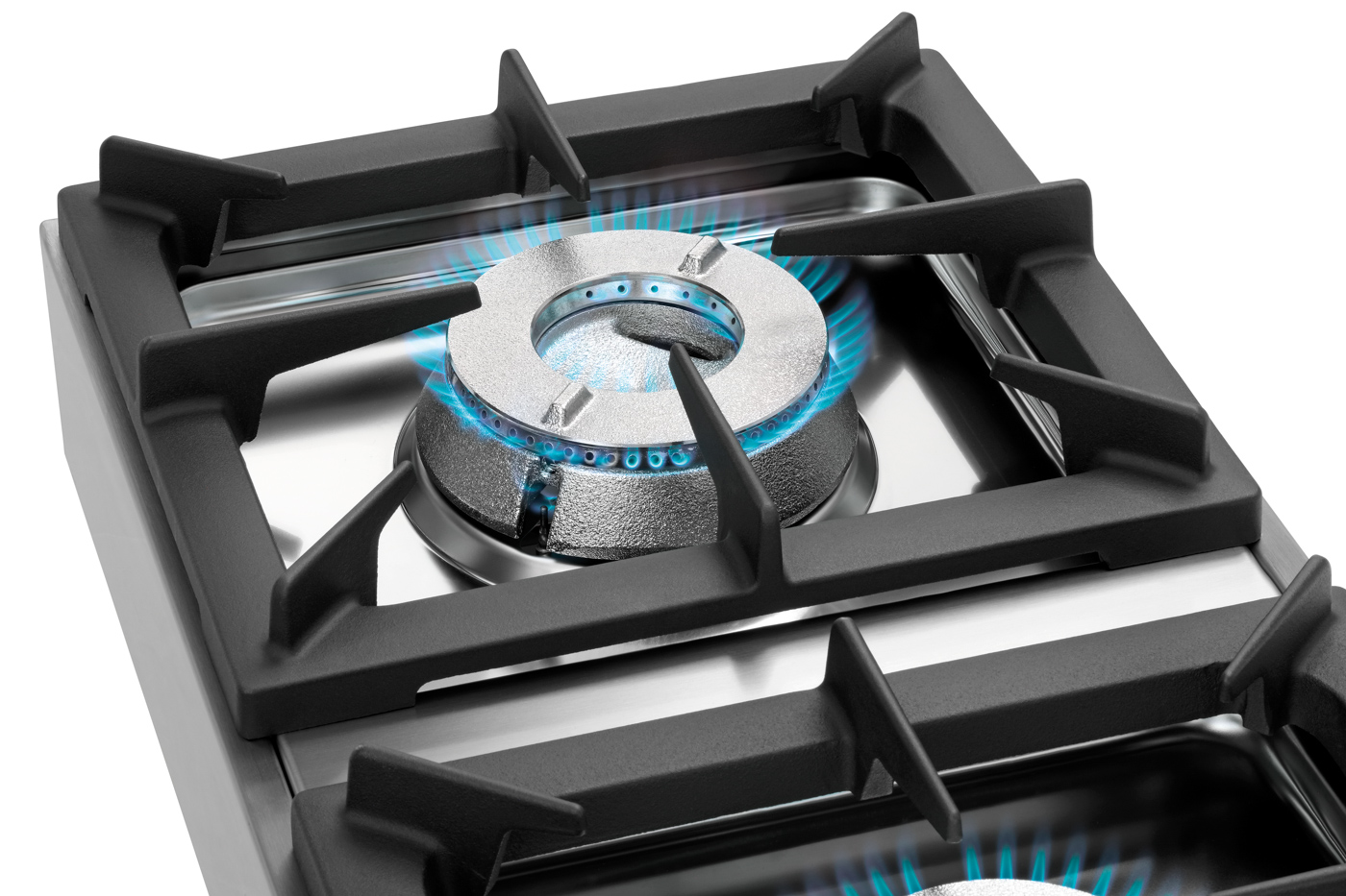 Bartscher Gaskocher 2K1100-H | Anordnung derKochstellen: Hintereinander | Maße: 35 x 66 x 17,0cm. Gewicht: 20,2 kg