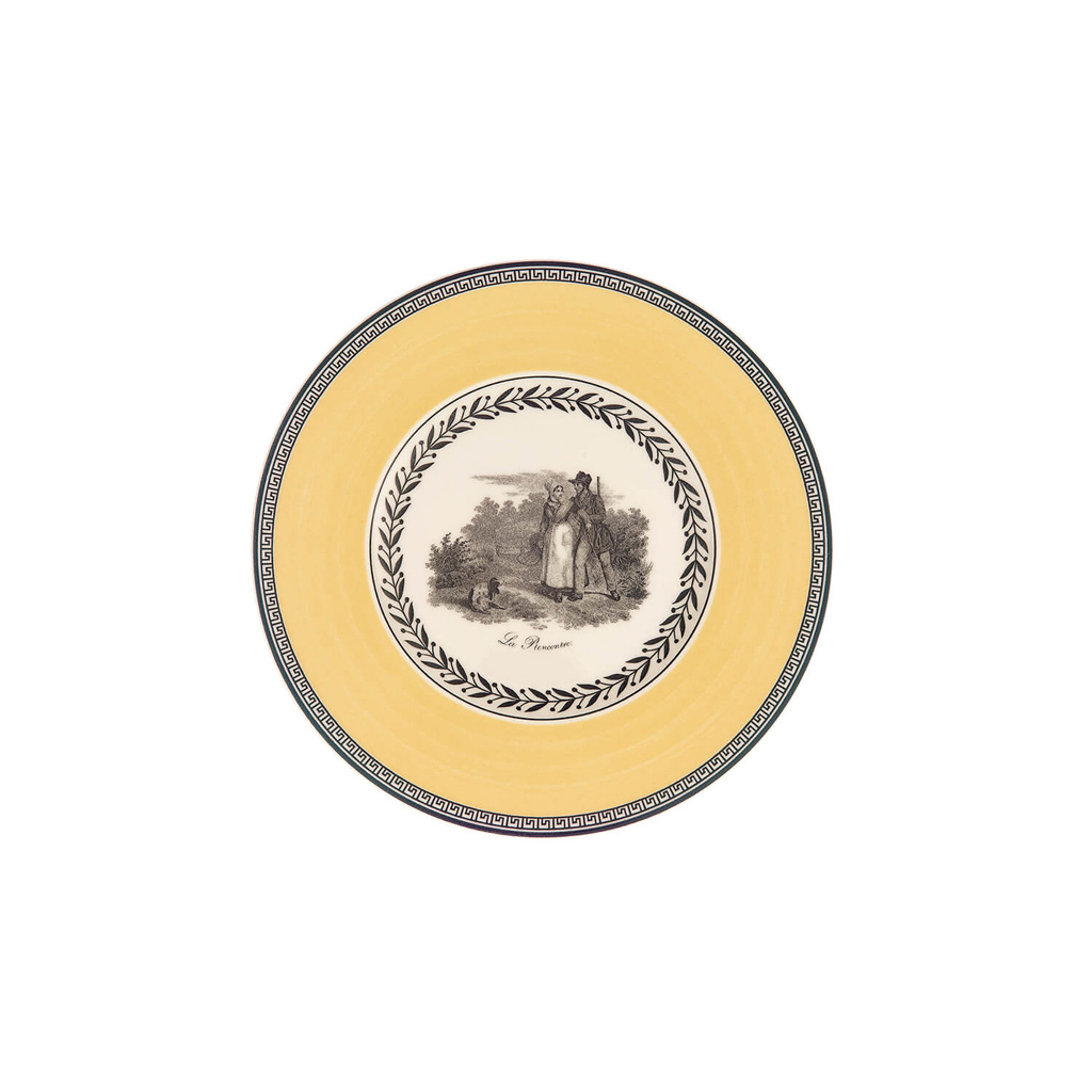 Villeroy und Boch Brotteller - Maße: 17,8 x 17,8 x 1,4 cm / Ser.: Audun Chasse