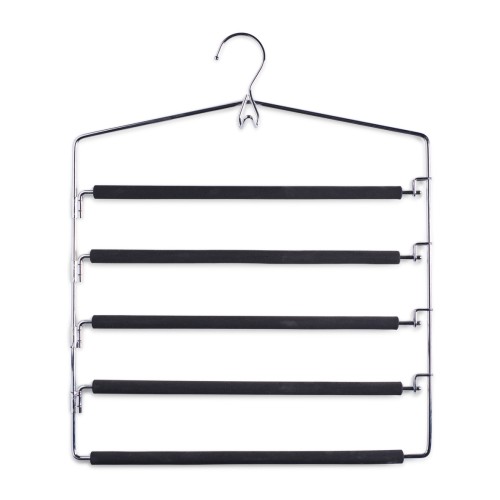 Zeller Mehrfach-Hosenbügel, Metall/EVA