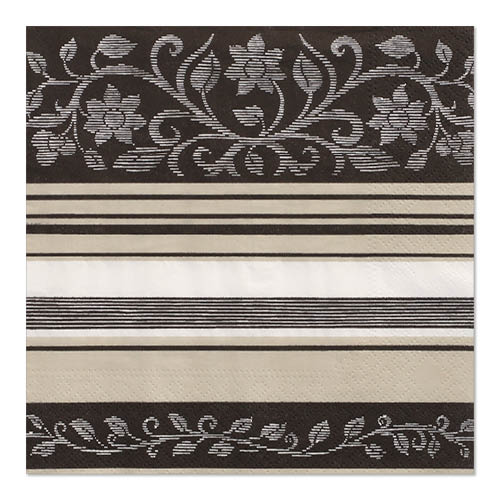 20 Servietten, 3-lagig 1/4-Falz 33 cm x 33 cm "Classic Lush" von PAPSTAR