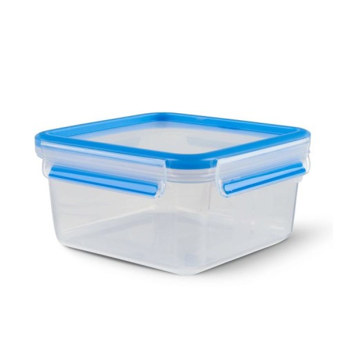 Emsa CLIP & CLOSE Frischhaltedose - quadratisch - 1,30 Liter aus Kunststoff - 100 % dicht - Made in Germany - BPA-frei