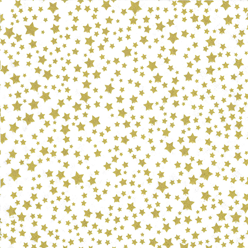 20 Servietten, 3-lagig 1/4-Falz 33 cm x 33 cm "Stjärnor" von PAPSTAR