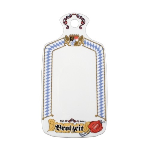 Seltmann Brotbrett 3001 27 cm, Form: Compact, Dekor: 27110 Bayern