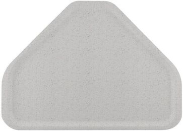 Roltex Polyestertablett Design in Trapezform, grau