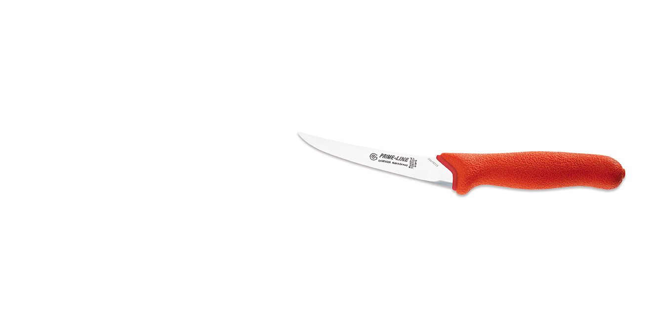 Ausbeinmesser stark 13 cm, rot PrimeLine Giesser - Made in Germany