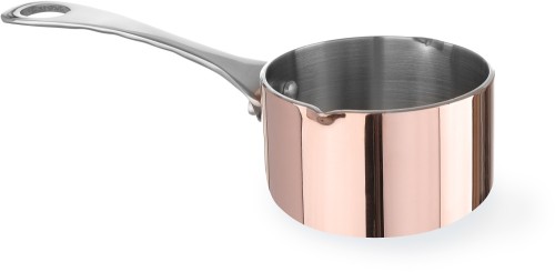 HENDI Miniatur Kasserolle mit Ausgießer - Maße: ø75x(H)40 mm