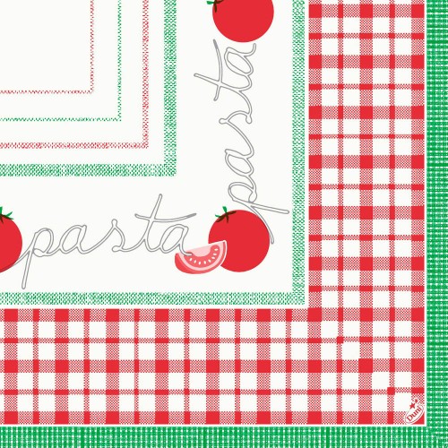 DUNI Klassikservietten 40 x 40 cm, 1/4 Falz, Alberto, 4-lagig, geprägt