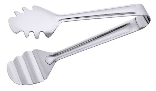 Spargelzange aus Edelstahl, hochglänzend Länge: 18,5 cm